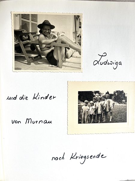 Nach Kriegsende in Murnau — Aufnahme aus dem Familienalbum