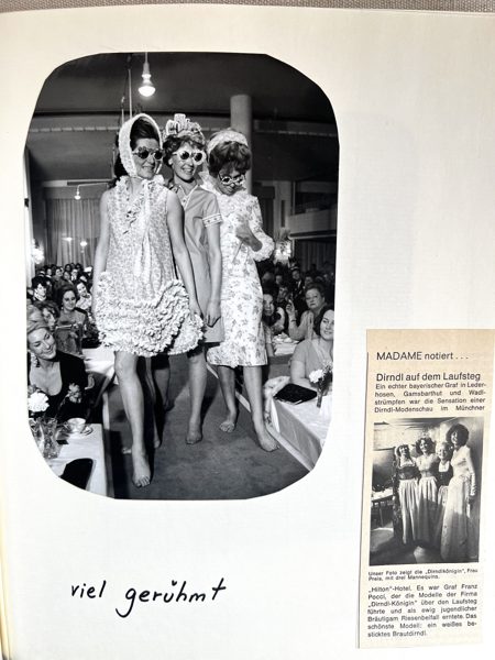 Mode und Presse — Aufnahme aus dem Familienalbum