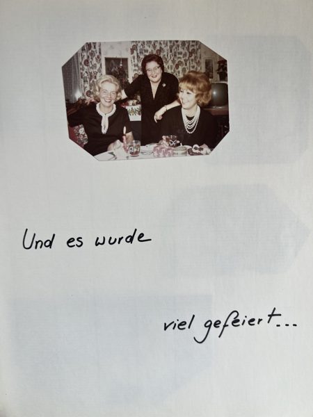 Es wurde gefeiert — Aufnahme aus dem Familienalbum