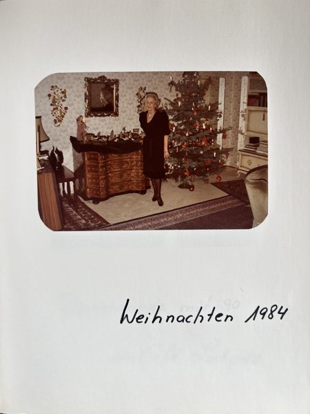 Weihnachten mit Ludwiga — Aufnahme aus dem Familienalbum